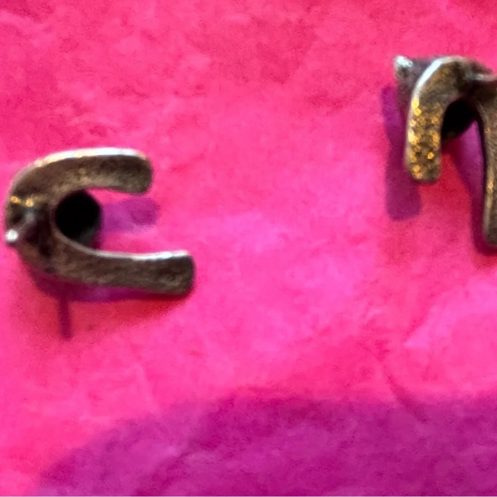 Cat Sterling Silver Stud Earrings